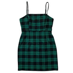 • Forever 21 plaid checkered mini dress medium